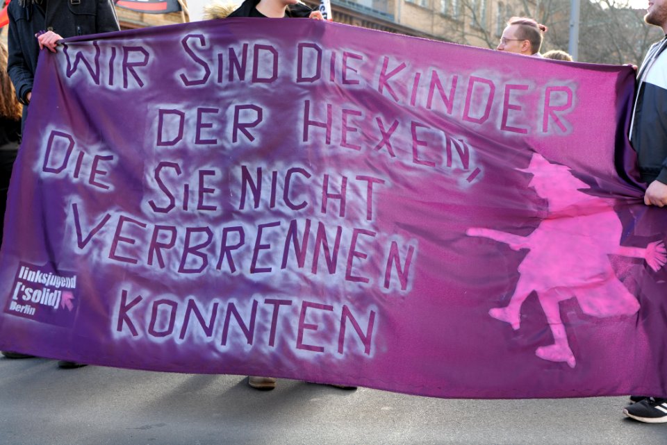 Frauenkampftag demonstration Berlin 2020 85