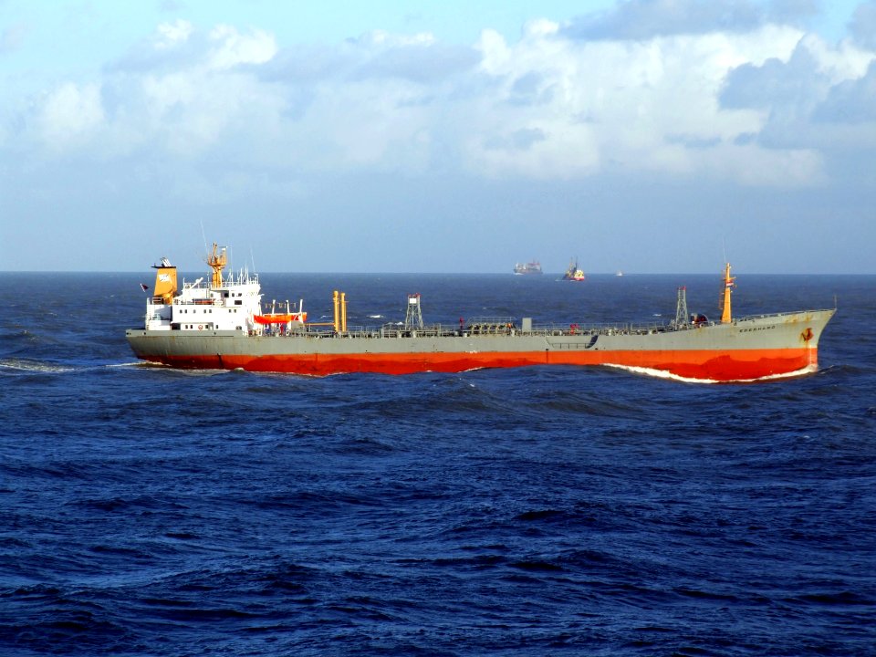 Eberhard p2 approaching Port of Rotterdam, Holland 12-Dec-2006