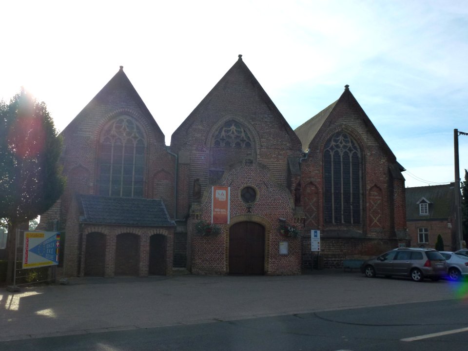 Eecke (Nord, Fr) l'église, façade
