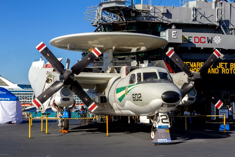 E-2 Hawkeye USS Midway Museum-3