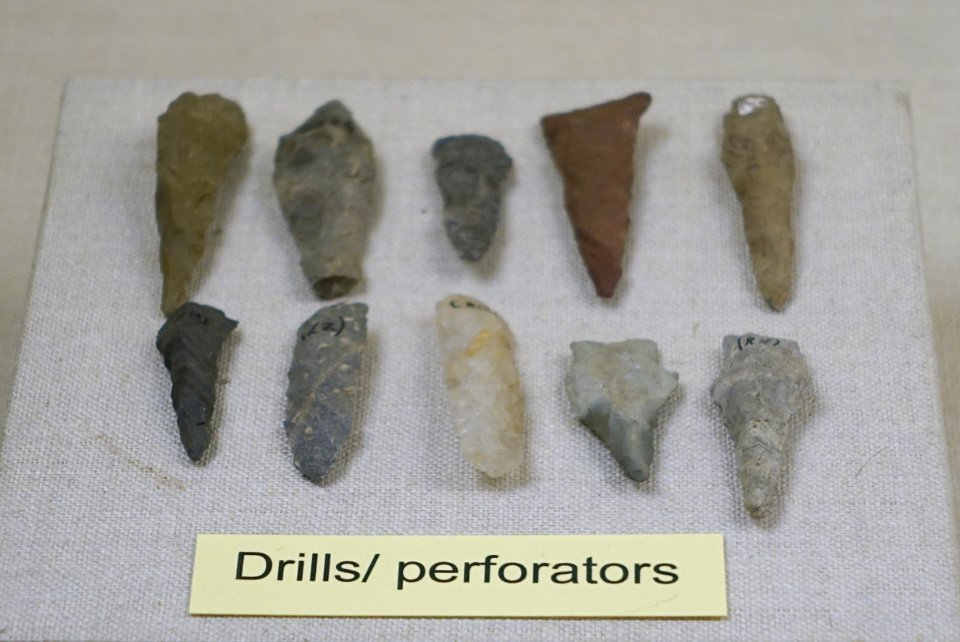 Drills or perforators - Nook Farm Burgess Pasture collection (Plymouth) - Robbins Museum - Middleborough, Massachusetts - DSC03877