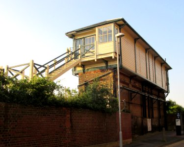 Eastbourne signal box, Junction Road, Eastbourne (NHLE Code 1413815) (June 2015) (1)