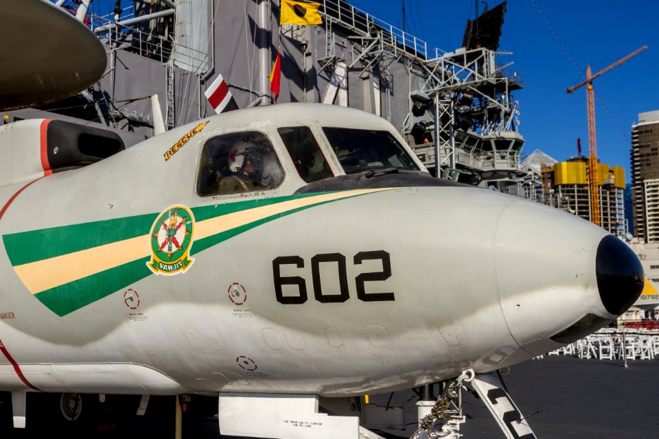 E-2 Hawkeye USS Midway Museum-2