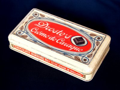 Droste Crême de Caraque blik, foto 3