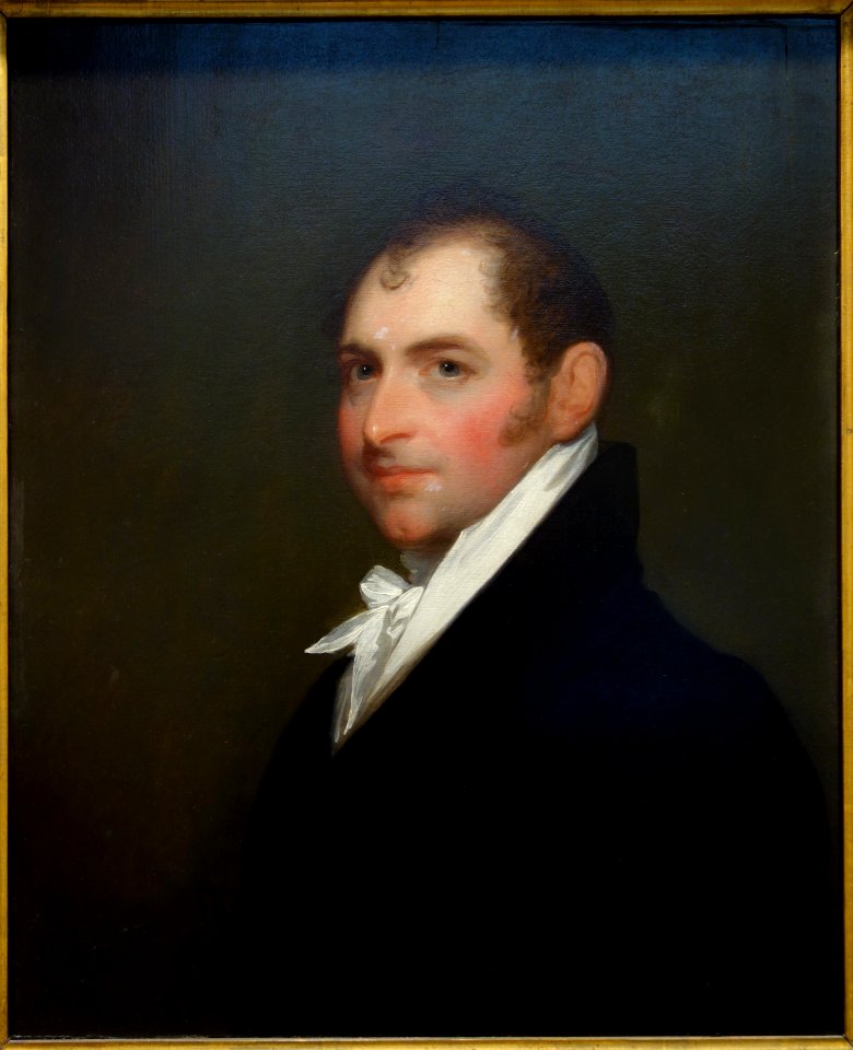Edward Tuckerman by Gilbert Stuart, 1814, oil on board - Chazen Museum of Art - DSC02516