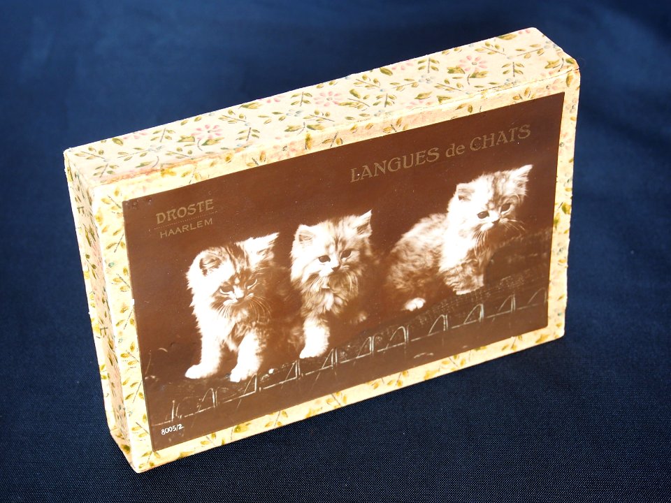 Droste Langues de Chats doos, foto4