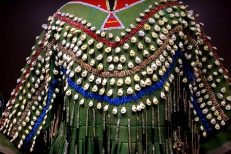 Dress, Siksika, early 1900s, view 2 - Glenbow Museum - DSC01136