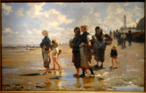 En route pour la peche (Setting Out to Fish) by John Singer Sargent, 1878 - Corcoran Gallery of Art - DSC01140