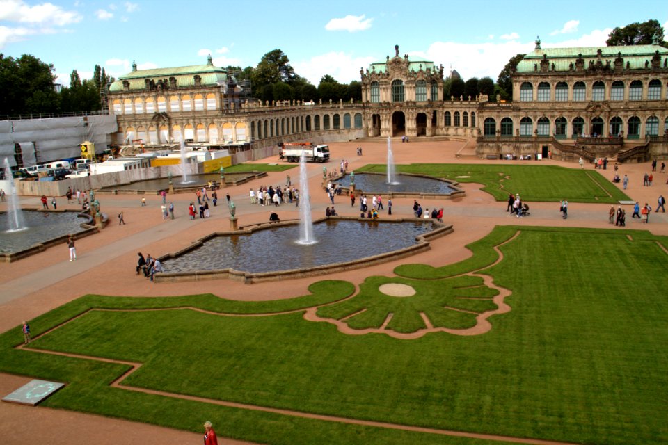 Dresdner Zwinger Bauarbeiten August 2011 3