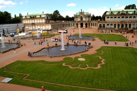 Dresdner Zwinger Bauarbeiten August 2011 3