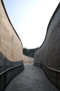 Korea namsan hanok village wall