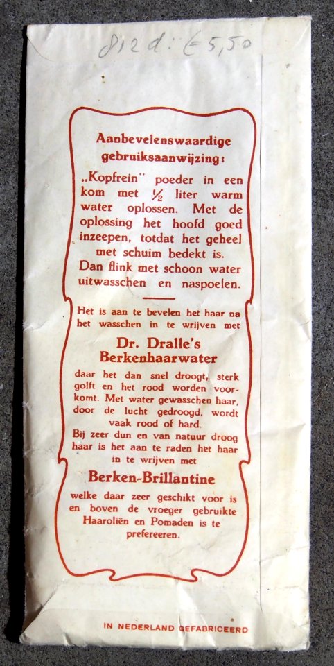 Dralle Kopf-rein Ideal Hoofdwaschpoeder, pic2