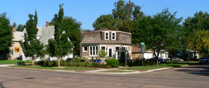 Drake octagon house from SE 1 long