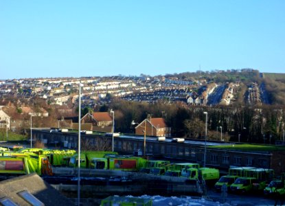Eastward view from Former Jewish Cemetery, Florence Place, Brighton (December 2013) (3)