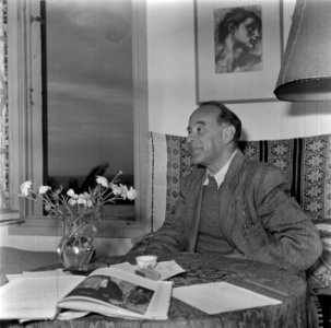 Dr Siegfried Lehmann, stichter en leider van het kinderdorp Ben Shemen, Bestanddeelnr 255-0473