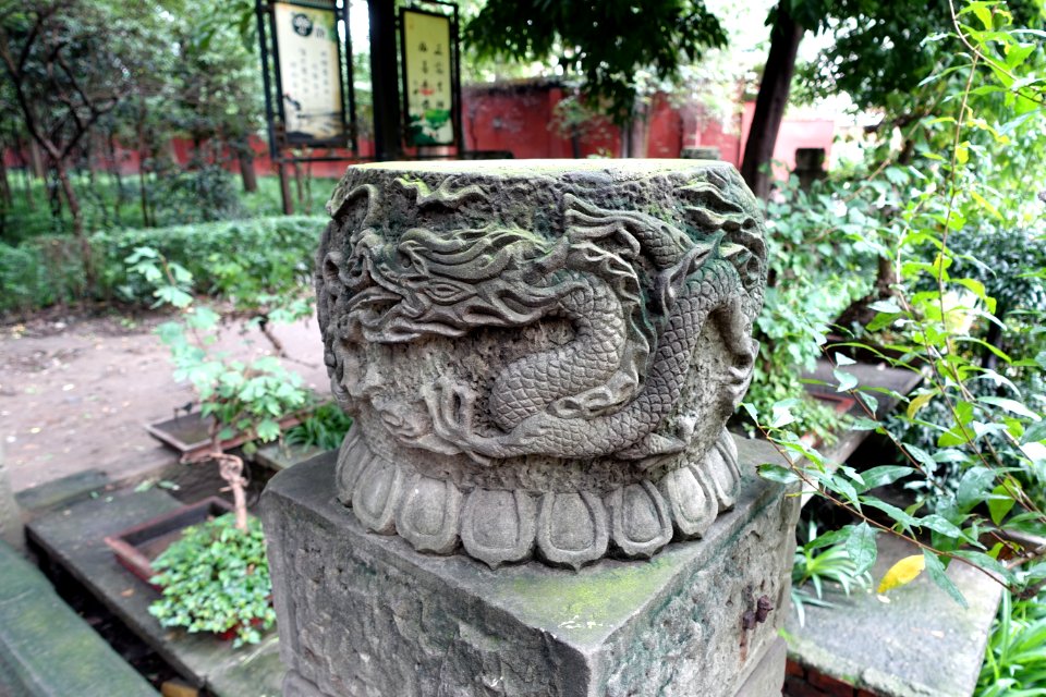 Dragon - Wenshu Monastery - Chengdu, China - DSC05121