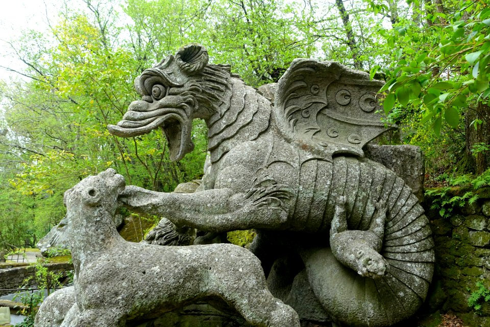 Dragon - Parco dei Mostri - Bomarzo, Italy - DSC02673