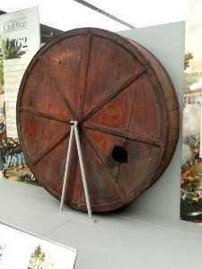 Draft wheel for Union Army, American Civil War, c. 1863 - National Museum of American History - DSC06321