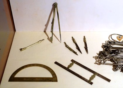 Drafting tools owned by Henry David Thoreau - Concord Museum - Concord, MA - DSC05620