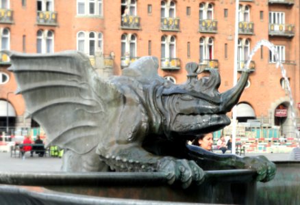 Dragon Fountain detail, Copenhagen - DSC08862 photo
