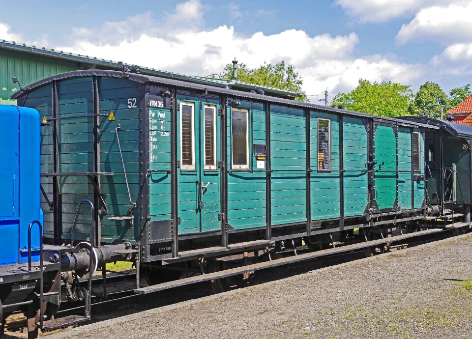 Country track two-axle vehicle wood construction