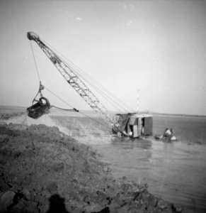 Draglines, werkzaamheden, Bestanddeelnr 250-8454