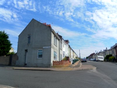 Eastward view along Ladysmith Road, Brighton (August 2013)