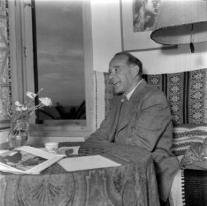 Dr Siegfried Lehmann, stichter en leider van het kinderdorp Ben Shemen, Bestanddeelnr 255-0472