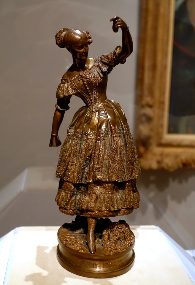 Fanny Elssler (La Cachucha) by Jean-Auguste Barre, French, c. 1836, bronze, cast by Eck and Durand - Princeton University Art Museum - DSC07018