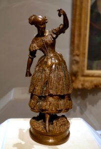 Fanny Elssler (La Cachucha) by Jean-Auguste Barre, French, c. 1836, bronze, cast by Eck and Durand - Princeton University Art Museum - DSC07018