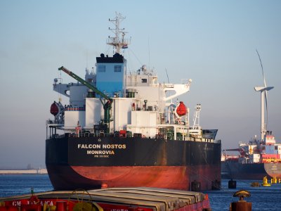 Falcon Nostos (ship, 2006) IMO 9301902, Port of Amsterdam