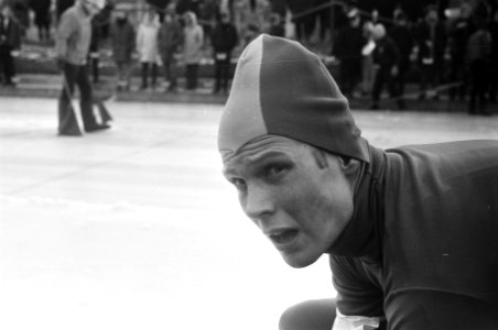 Europese kampioenschappen Schaatsen te Innsbruck. 13 Pfrommer en Jappie van Dijk, Bestanddeelnr 923-1883