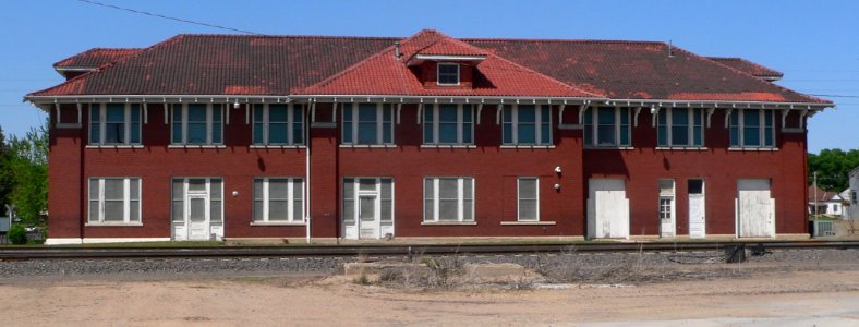 Fairbury, Nebraska Rock Island depot from S 1