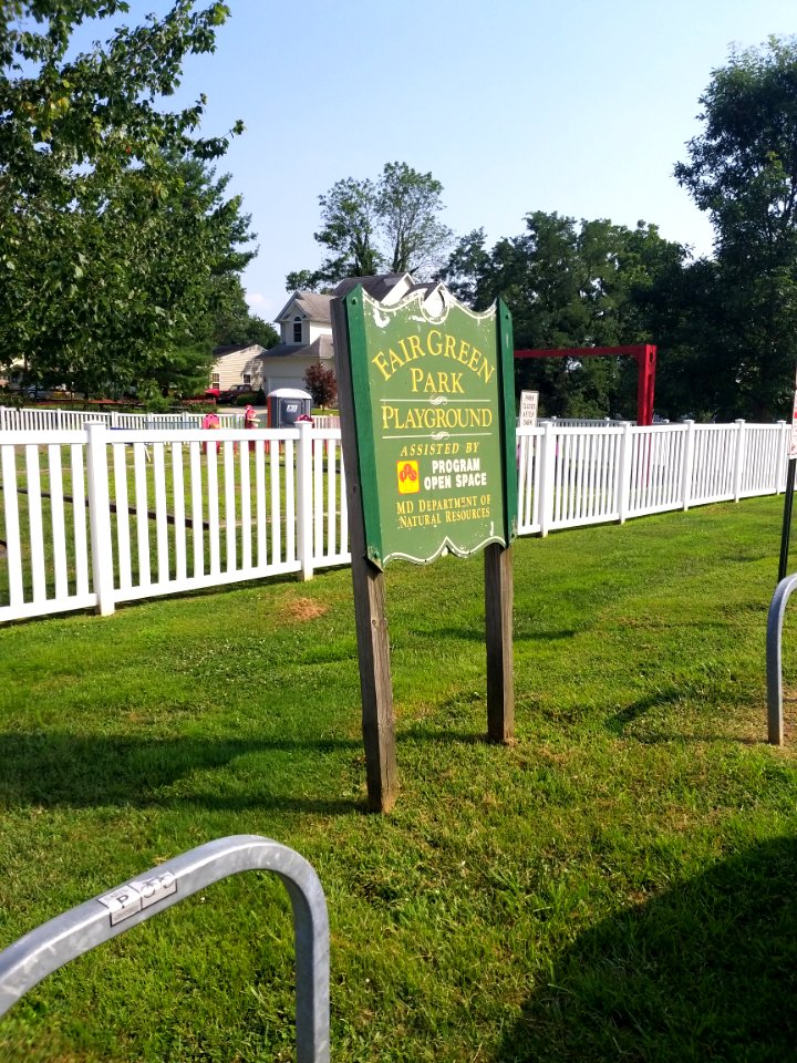 Fair green park playground
