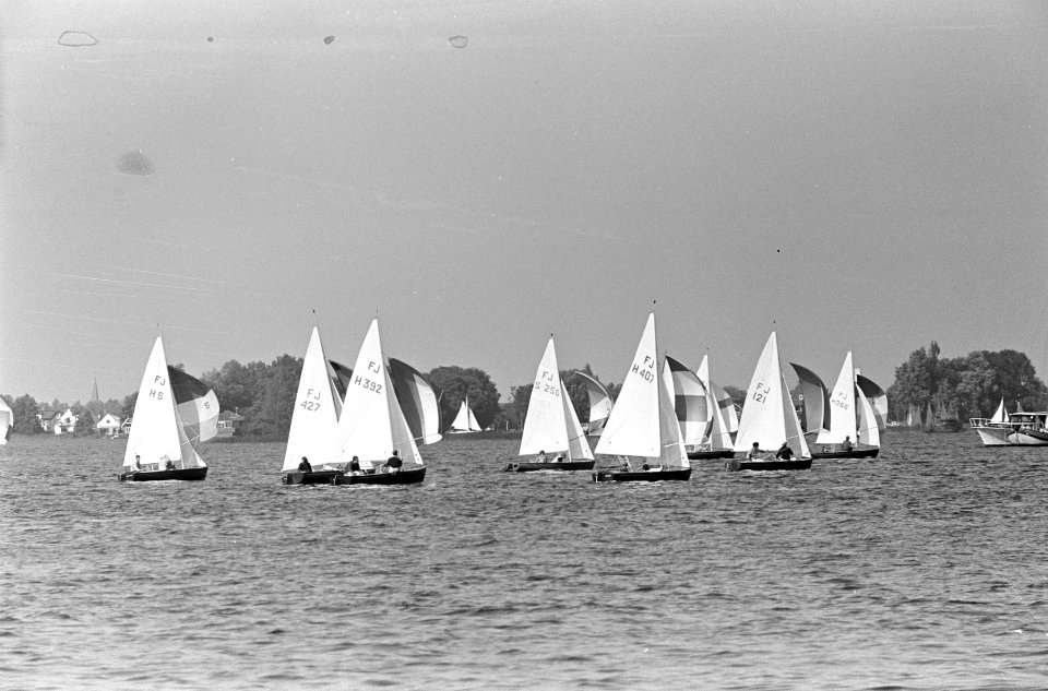 Europese zeilkampioenschappen op Loosdrechtse Plassen om de Europese titel van F, Bestanddeelnr 916-8050
