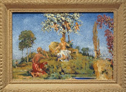 Museum table painting