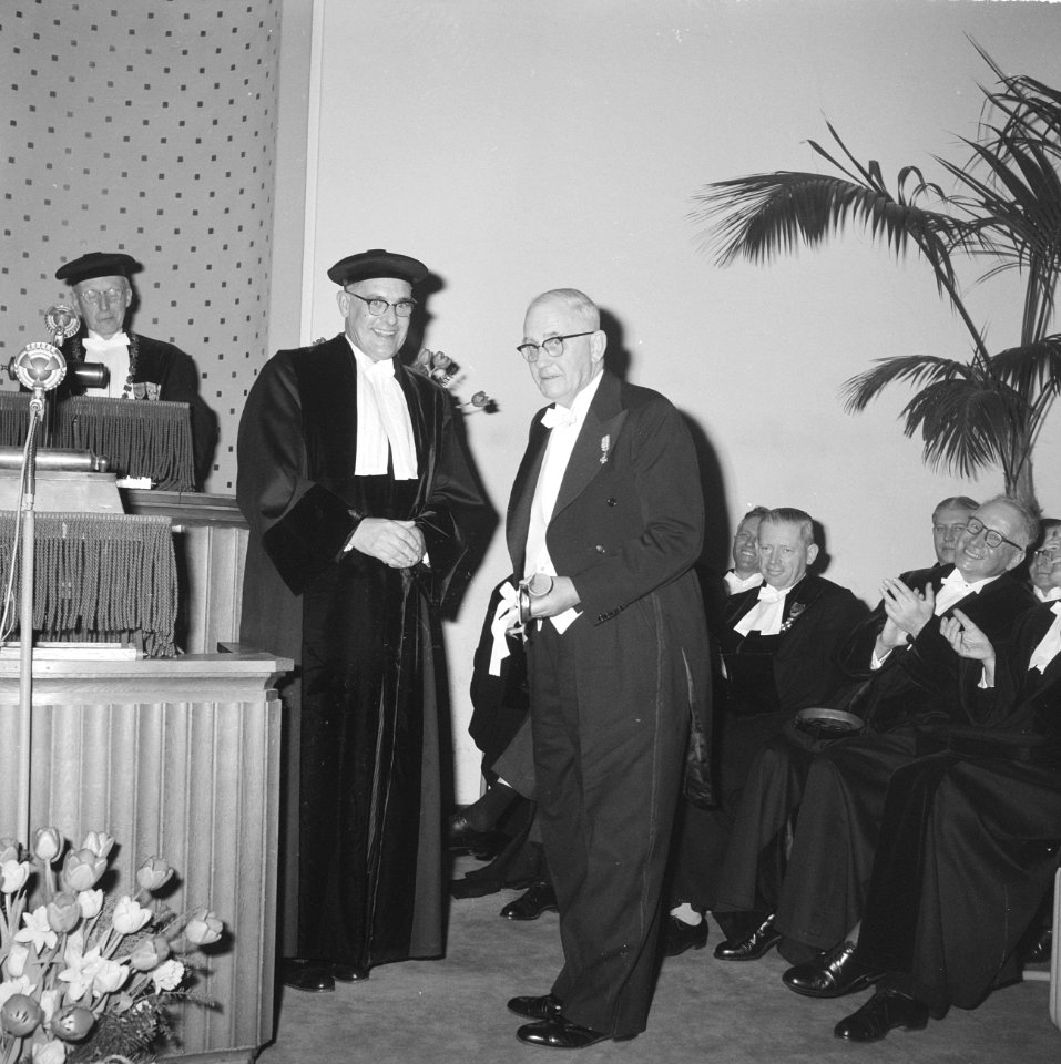 Ere-Doctors van de Landbouwhogeschool te Wageningen Prof J F van der Brande , Bestanddeelnr 914-9114