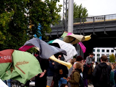 Extinction Rebellion blockade Jannowitzbrücke 2019-10-09 07