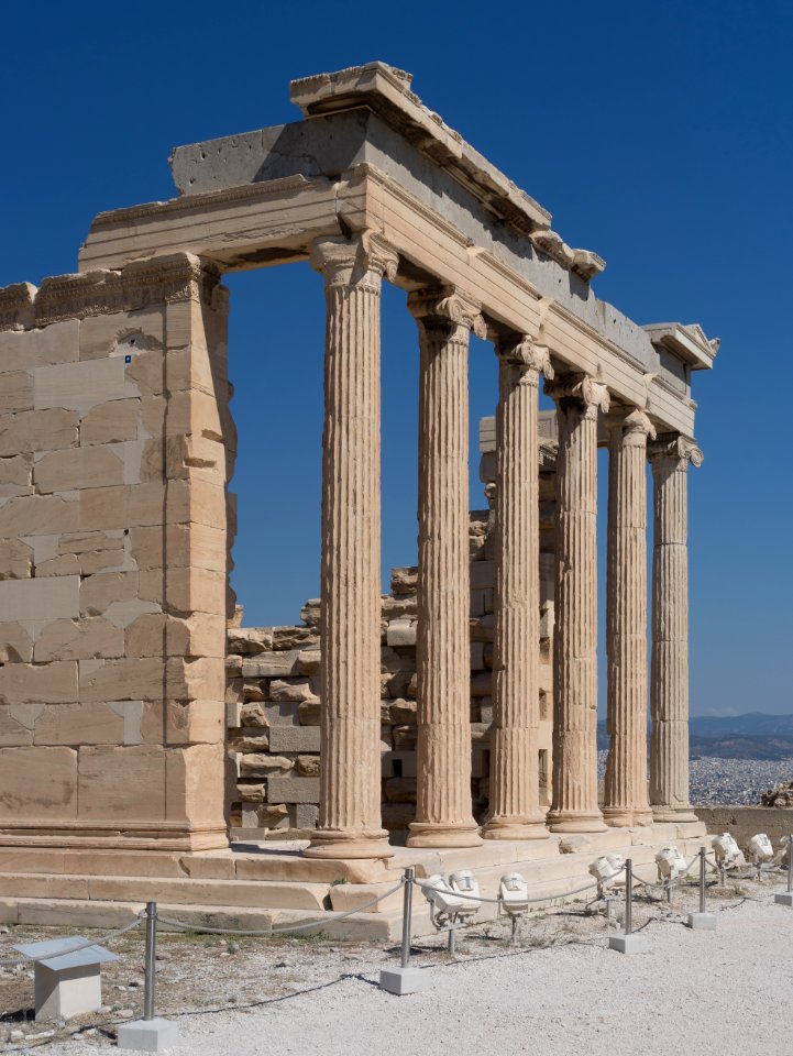 Erechtheion eastern facade Acropolis Athens Greece