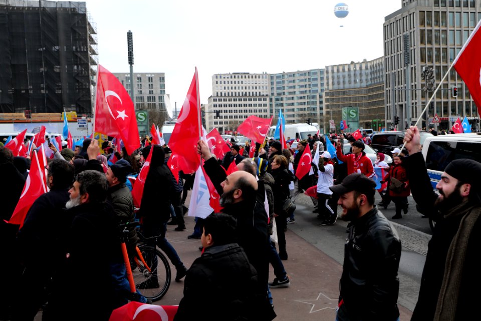 Erdogan at Erdogan support demonstration Berlin 2020-01-19 10