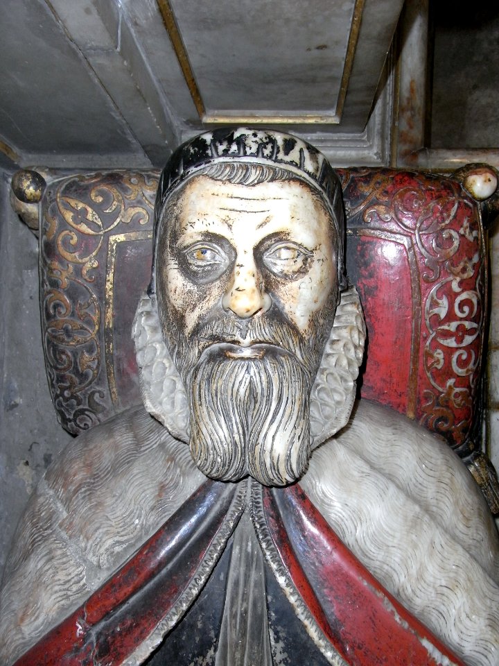 Effigy of John Still at his tomb in Wells Cathedral, Somerset, UK - 20100930