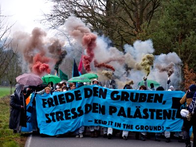 Ende Gelände November 2019 demonstration Koppatzer Straße 29