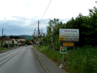 Entrée dans Prayssac