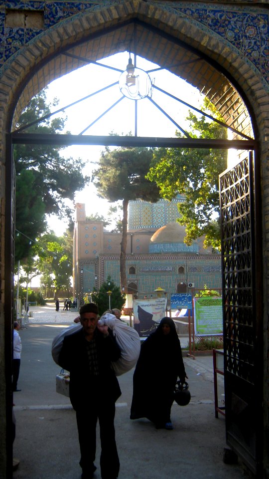 Enterance of Mahruq mosque - Nishapur - Morning005