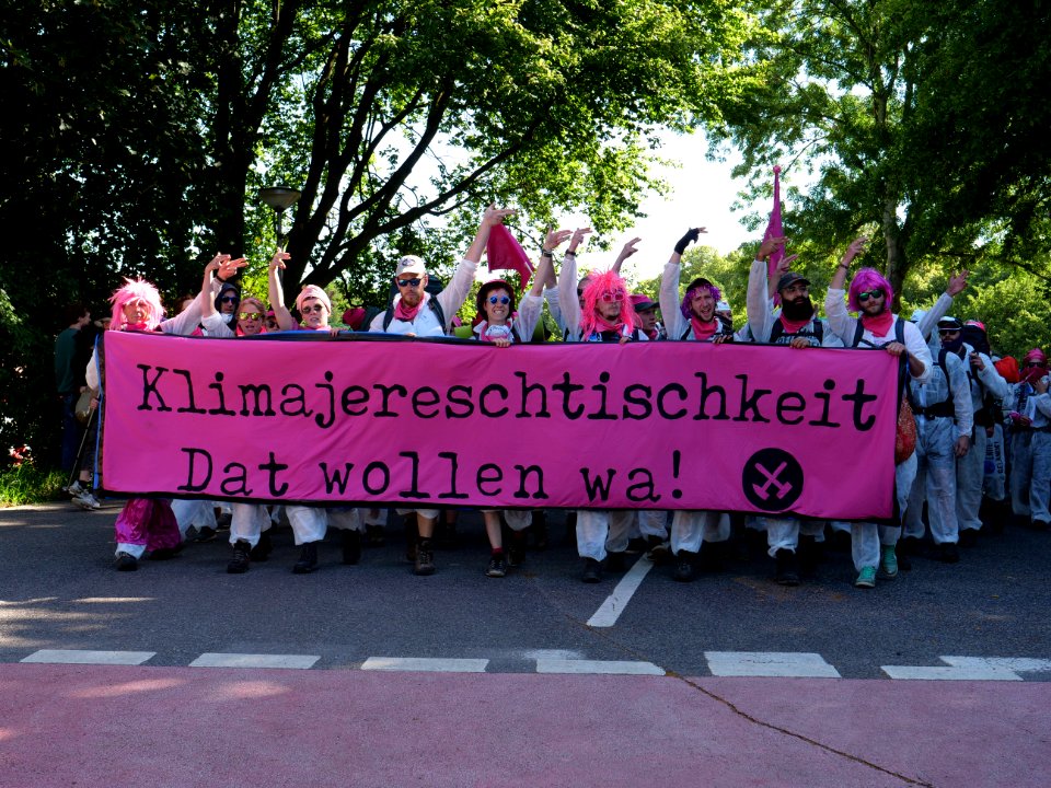 Ende Gelände Pink Finger in Viersen 21-06-2019 17