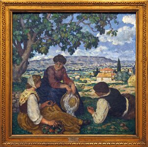 Museum table painting