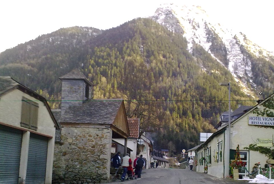 Entrée dans Gabas (Laruns)