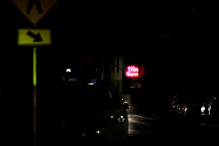 Elbo Room at night in Albany, New York photo