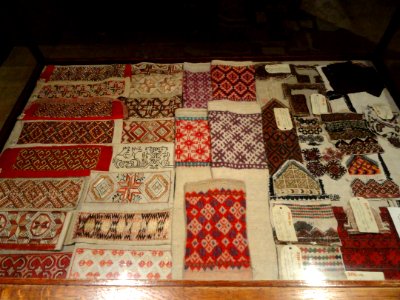 Embroidered cloth from Tver Karelians, Mordvinians, and Setukesians - Museum of Cultures (Helsinki) - DSC04963