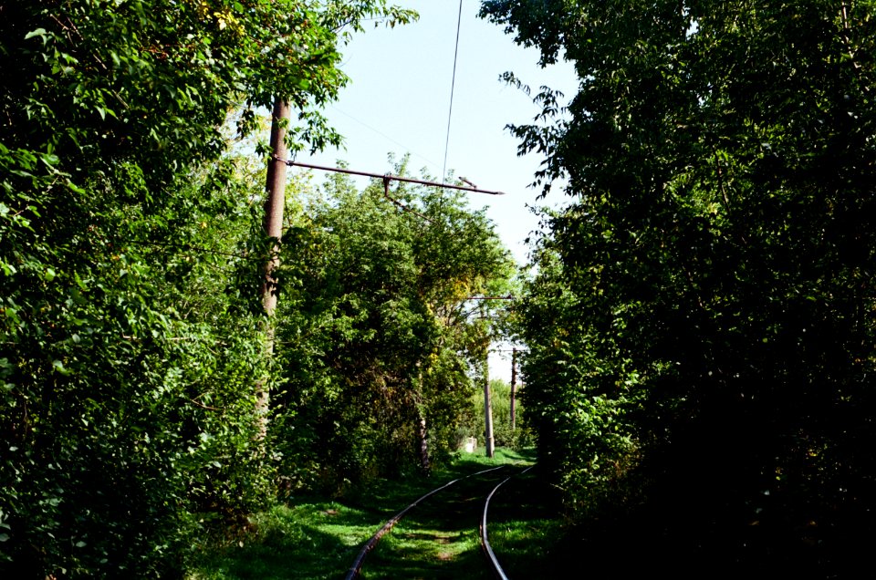 Ekaterinburg tram one-track line 2020-08